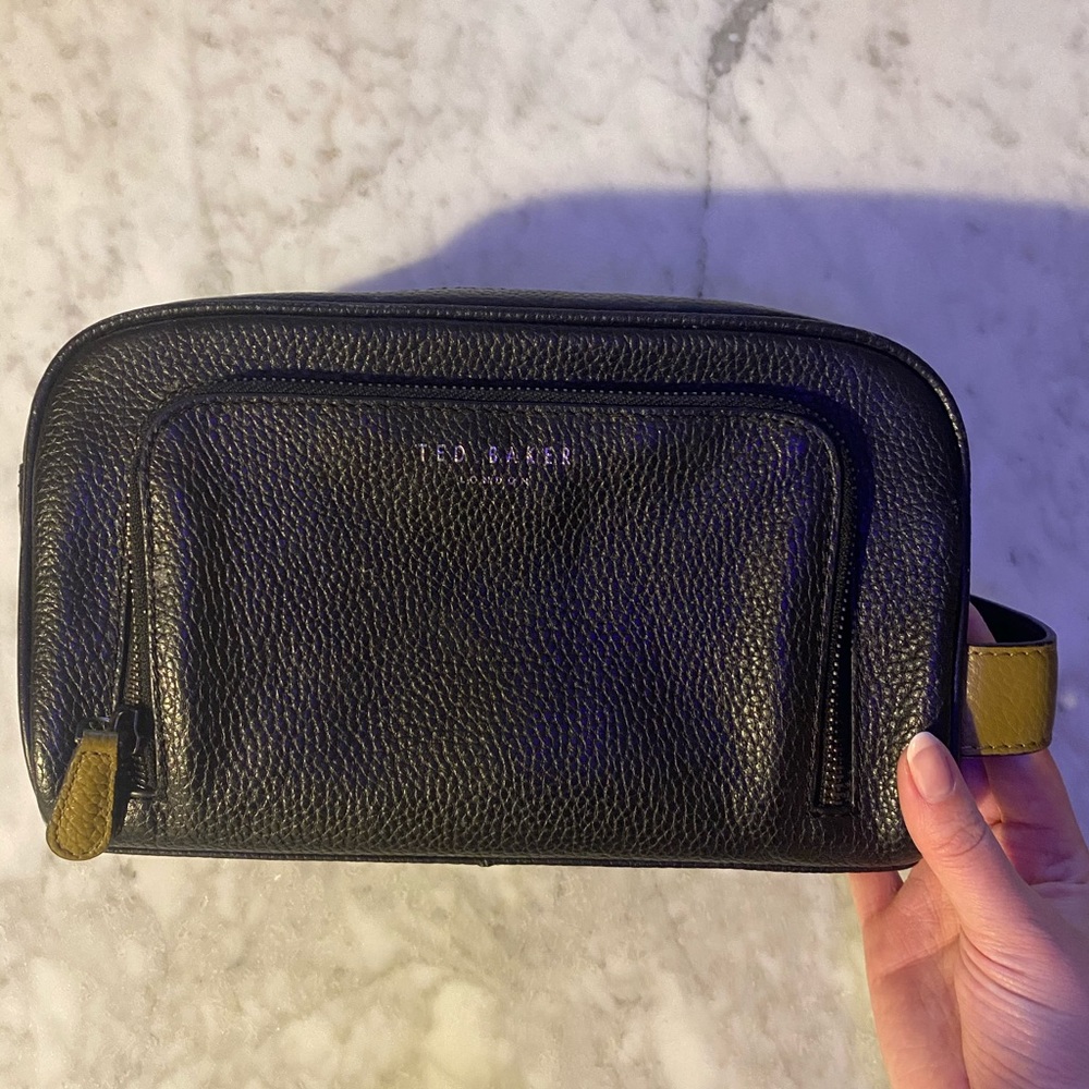 Large Ted Baker toiletries bag genuine leather